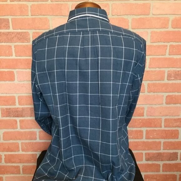 MICHAEL KORS Mens Button Front Shirt Size XL Slim Fit Plaid Check NWT - Picture 4 of 6